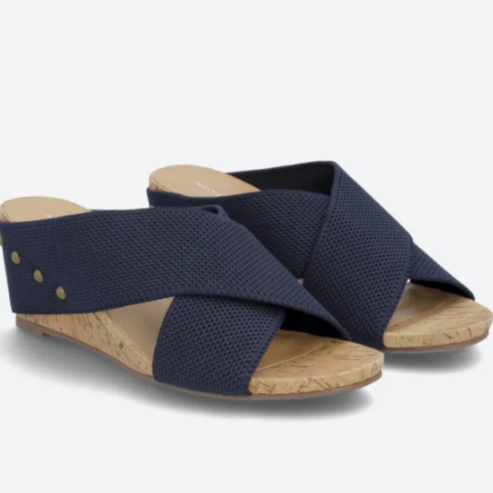 41 Hawthorn- Joyce stretch Knit Mule-Navy SIZE 6~NWOT